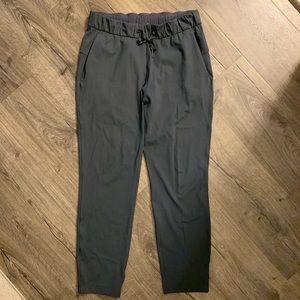 Lululemon Gray On The Fly Pant